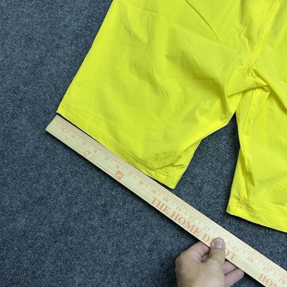 GREYSON Men Blaze Indian Wells Swim Shorts Trunks 36 Yellow MFA23T01 NWT
